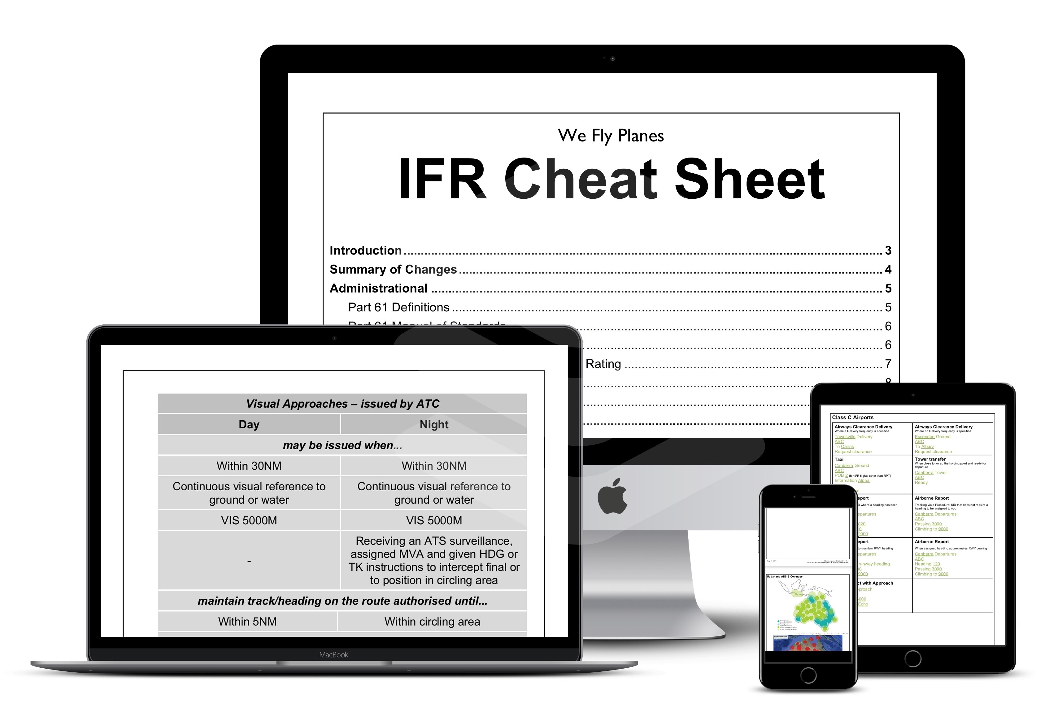 What is the IFR Cheat Sheet?